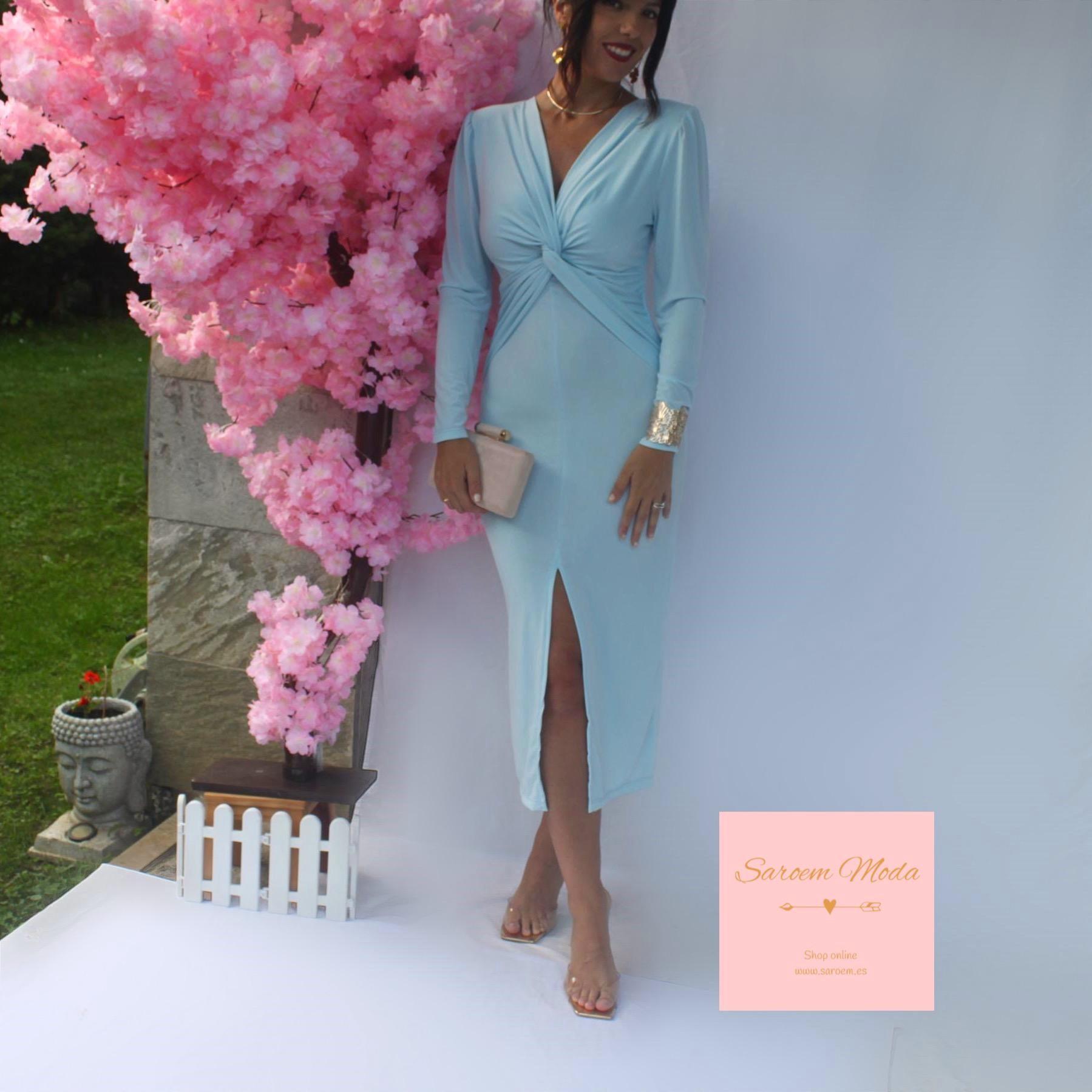 Vestido Camila Celeste