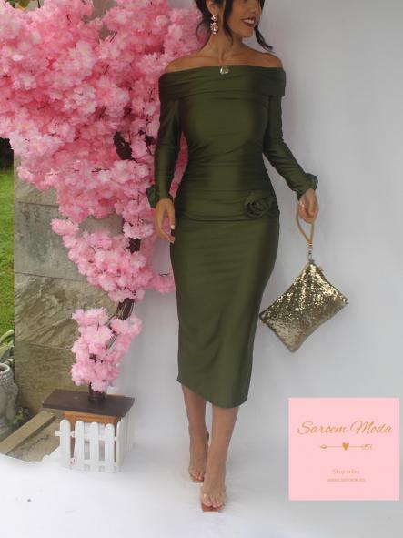 Vestido Reese Verde Caqui [3]