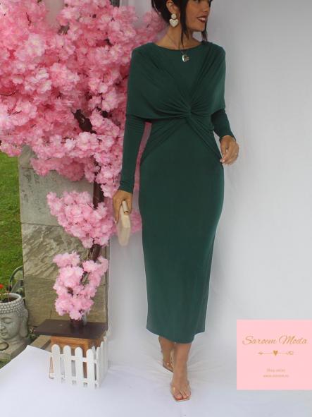 Vestido Sofía Verde Botella [1]