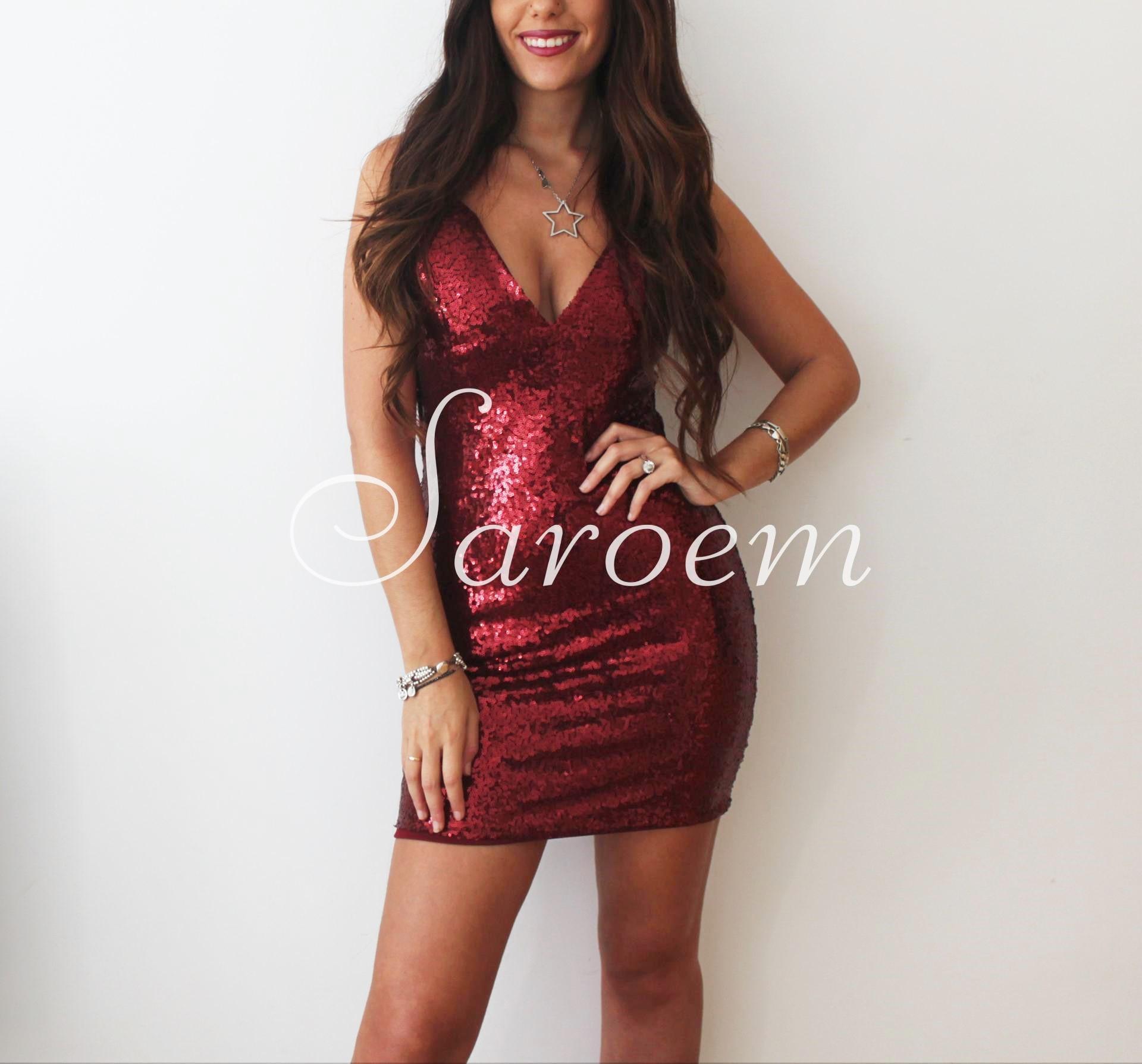 Vestido Estrella Burdeos