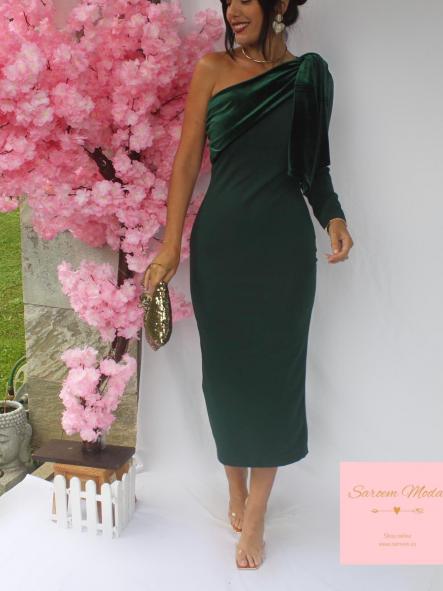 Vestido Nely Verde Botella [2]
