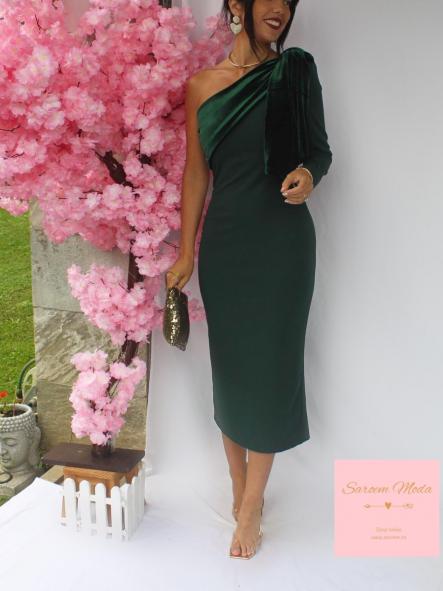 Vestido Nely Verde Botella [3]
