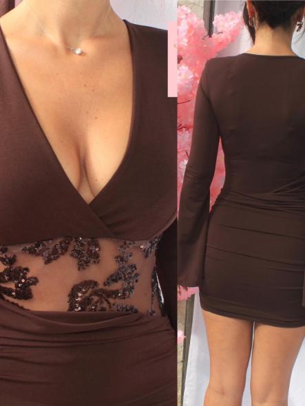 Vestido Pixie Marrón [4]