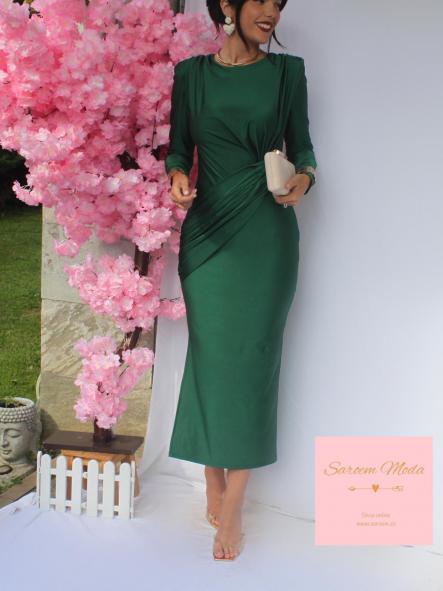 Vestido Han Verde Botella [1]