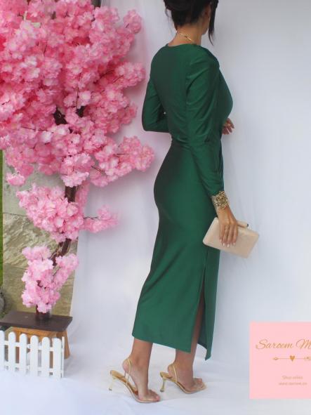 Vestido Han Verde Botella [3]