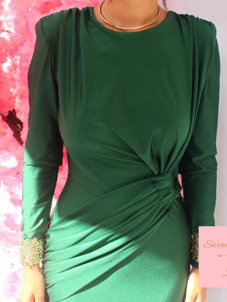 Vestido Han Verde Botella [4]