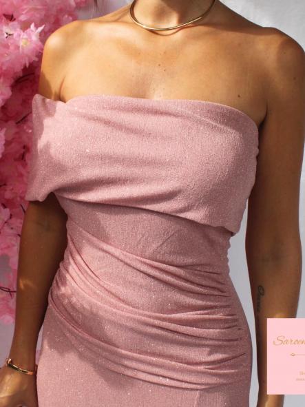 Vestido Támesis Glitter Rosa [4]