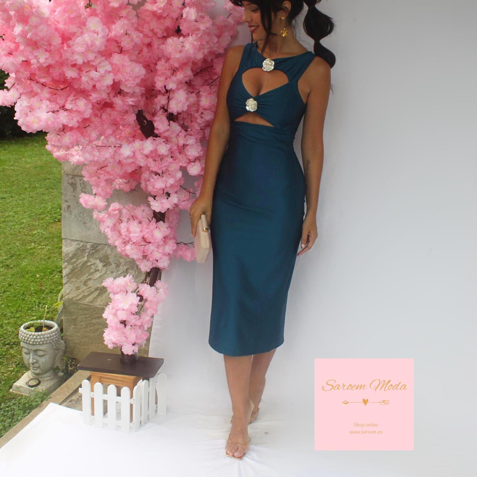 Vestido Taresa Petróleo