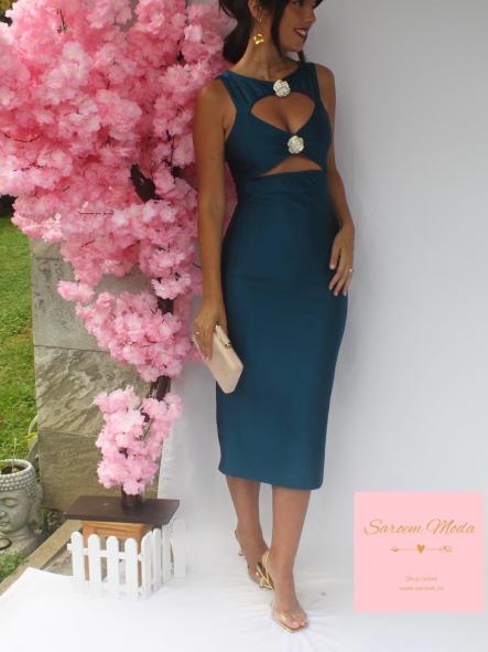 Vestido Taresa Petróleo [3]