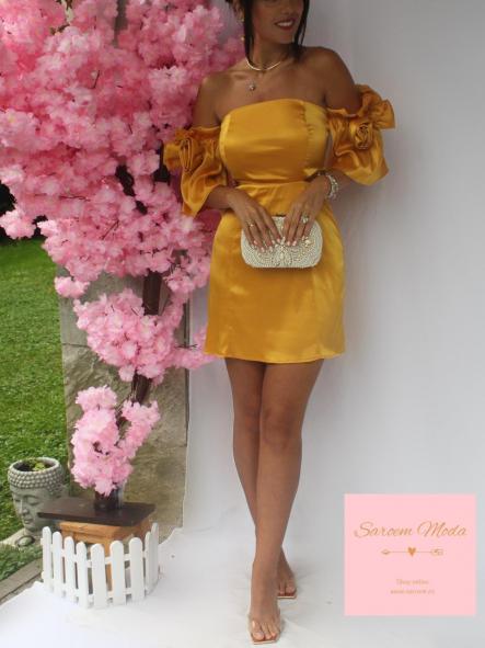 Vestido Hera Mostaza [2]
