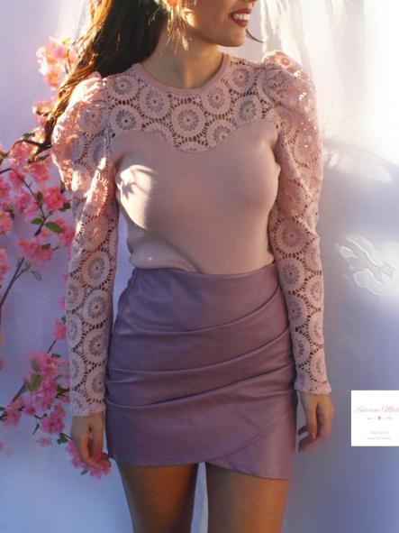 Jersey Encaje Rosa [1]