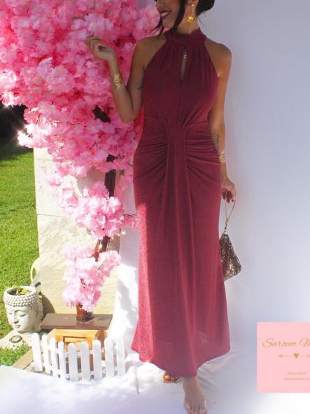 Vestido Sacha Glitter Cobrizo [3]