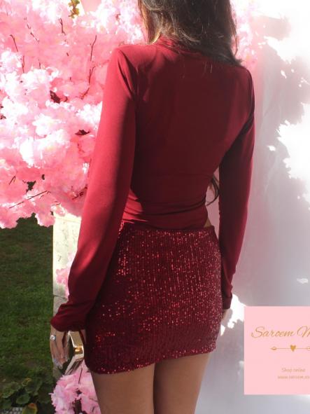 Vestido Shae Burdeos [3]