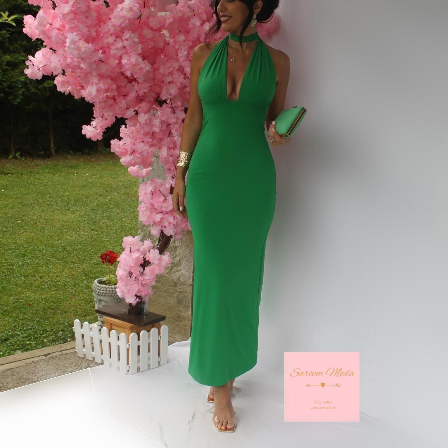 Vestido Ohana Verde Hierba