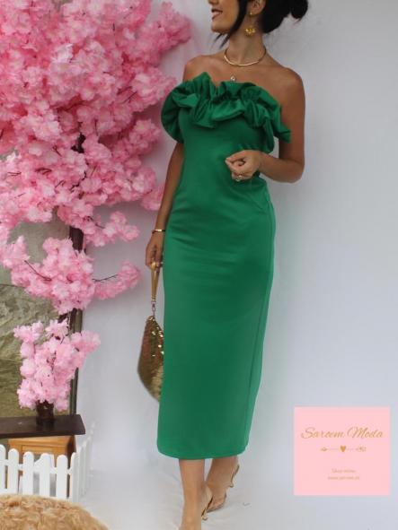 Vestido Rizo Verde [1]