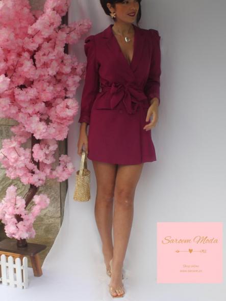 Vestido Blazer Jana Frambuesa [4]