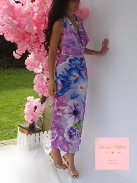Vestido Aqua Lila