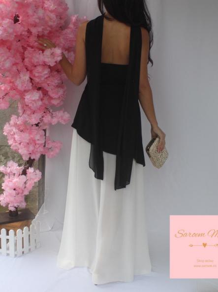 Vestido Ágata Blanco/Negro [4]