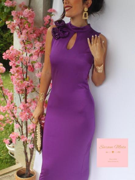 Vestido Diamond Morado [2]