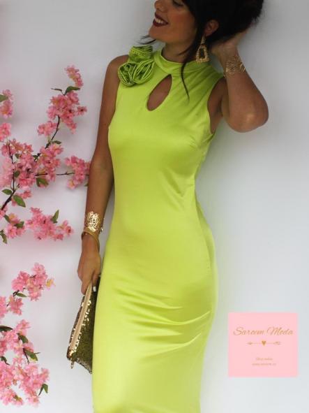 Vestido Diamond Lima