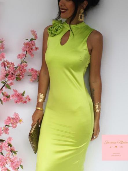 Vestido Diamond Lima [0]