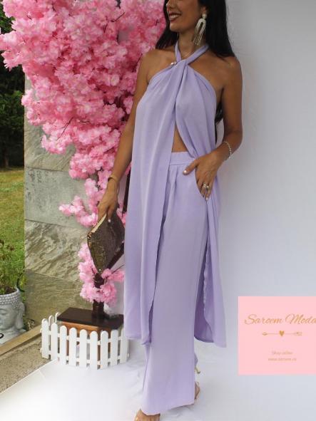 Conjunto Cristel Lila