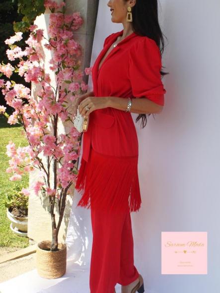 Conjunto Flecos Rojo [1]