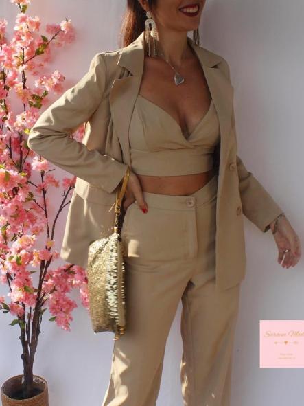 Traje 3 Piezas Camel [2]