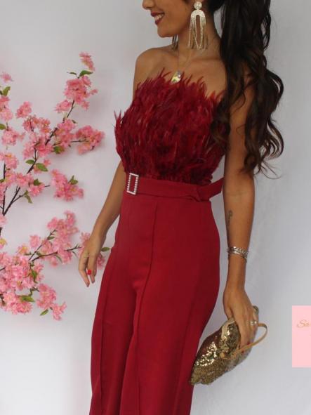 Mono Plumón Burdeos [0]