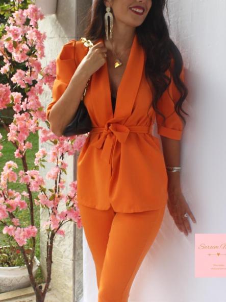 Traje Sharon Naranja [0]