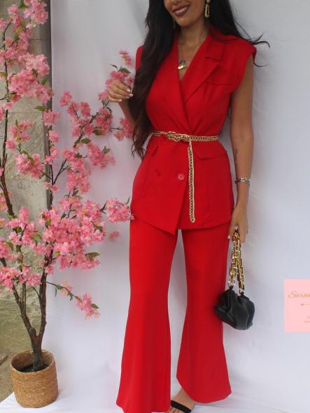 Traje Florencia Rosa Chicle [3]