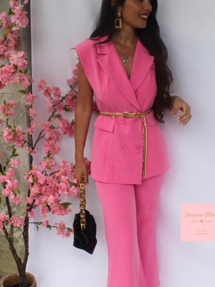 Traje Florencia Rosa Chicle [2]