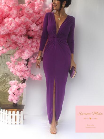 Vestido Nudo Morado [3]