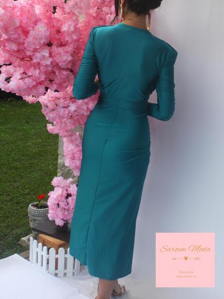 Vestido Damia Esmeralda Manga Larga  [4]