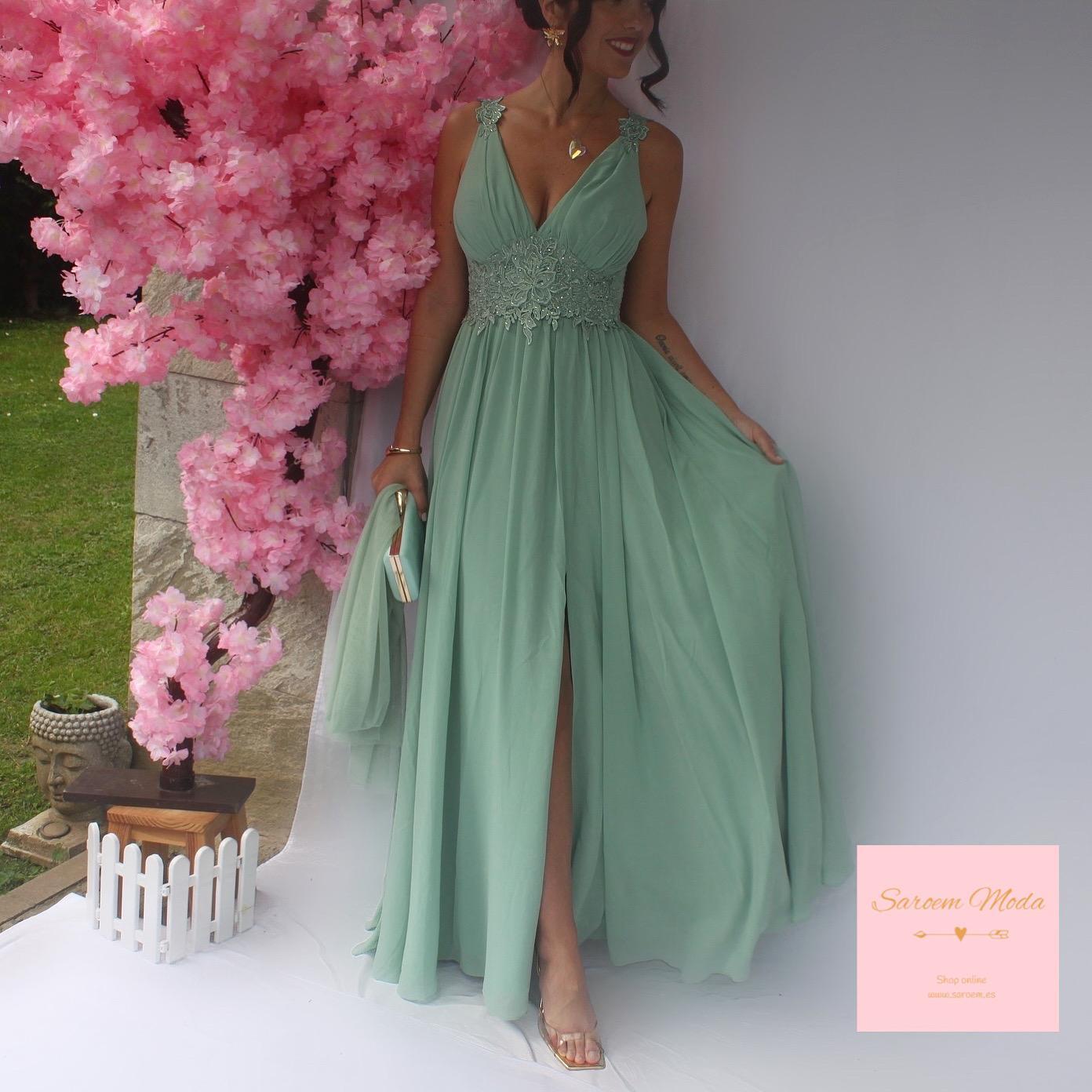 Vestido Gaelia Menta