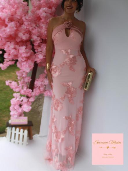 Vestido Flor Rosa [3]