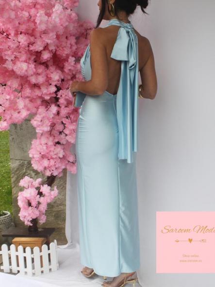 Vestido Yanis Celeste [4]