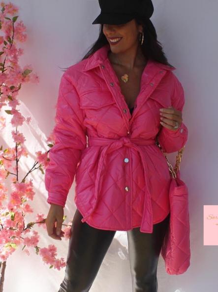 Abrigo + Bolso Fucsia [3]