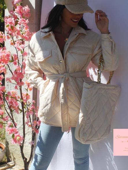 Abrigo + Bolso Beige [3]