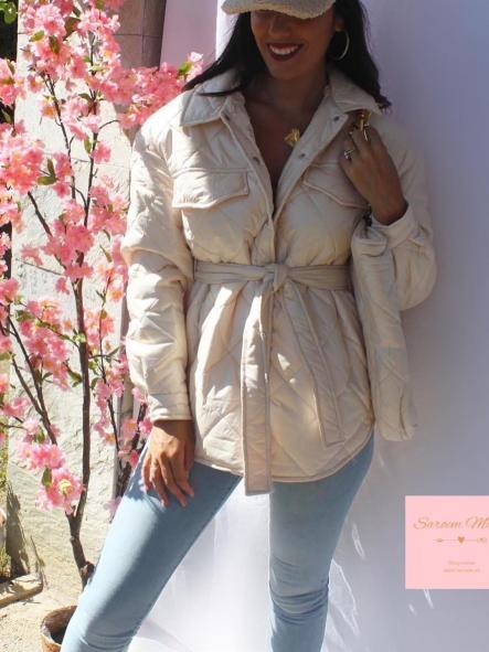 Abrigo + Bolso Beige [1]