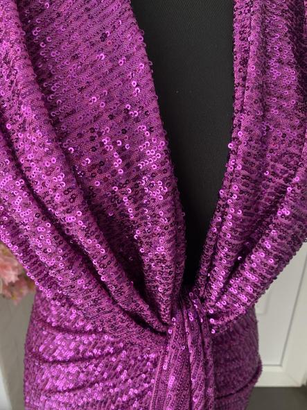 Vestido Damia Lentejuelas Púrpura  [4]