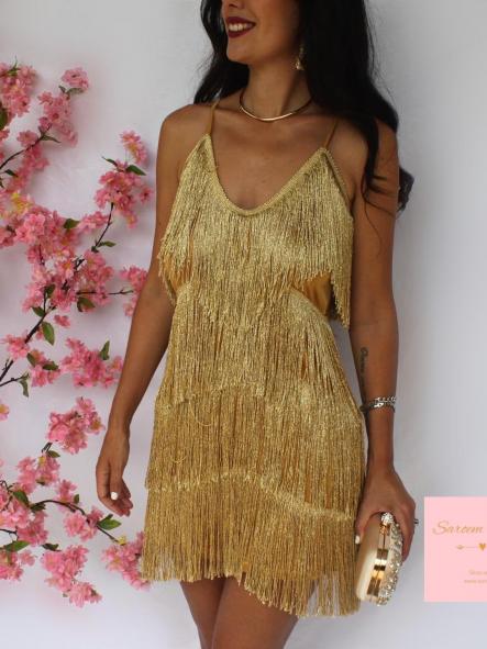 Vestido Samba Dorado [3]