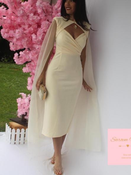 Vestido Giulia Vainilla [0]