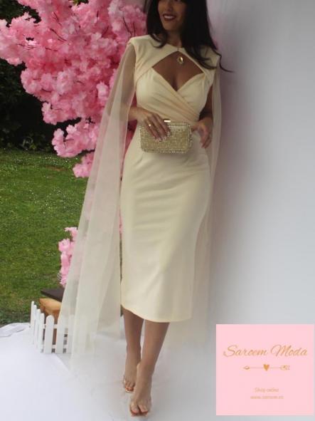 Vestido Giulia Vainilla [2]