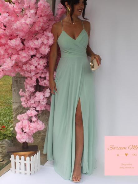 Vestido Yanay Verde Agua