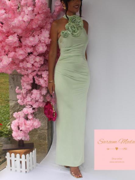 Vestido Kiwa Verde Menta [2]