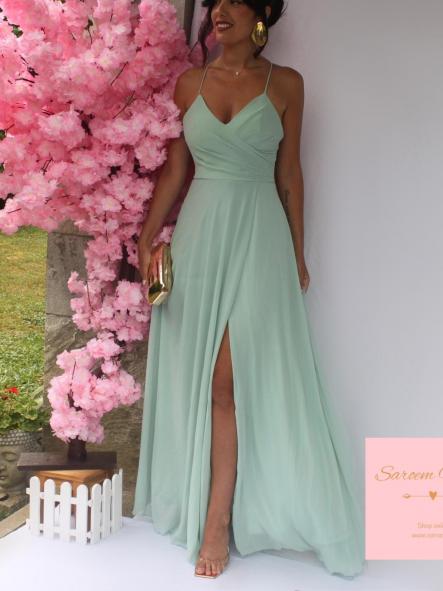 Vestido Yanay Verde Agua [0]