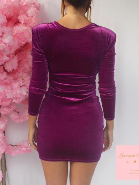 Vestido Kei Buganvilla Terciopelo [1]