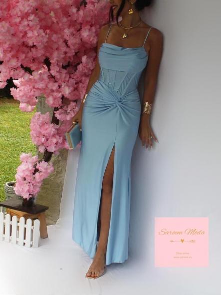 Vestido Sandy Azul Bebé [0]