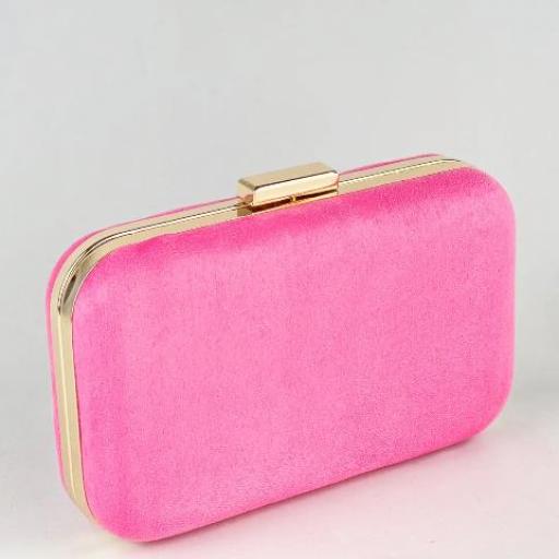 Bolso Fiesta Rosa Chicle Antelina